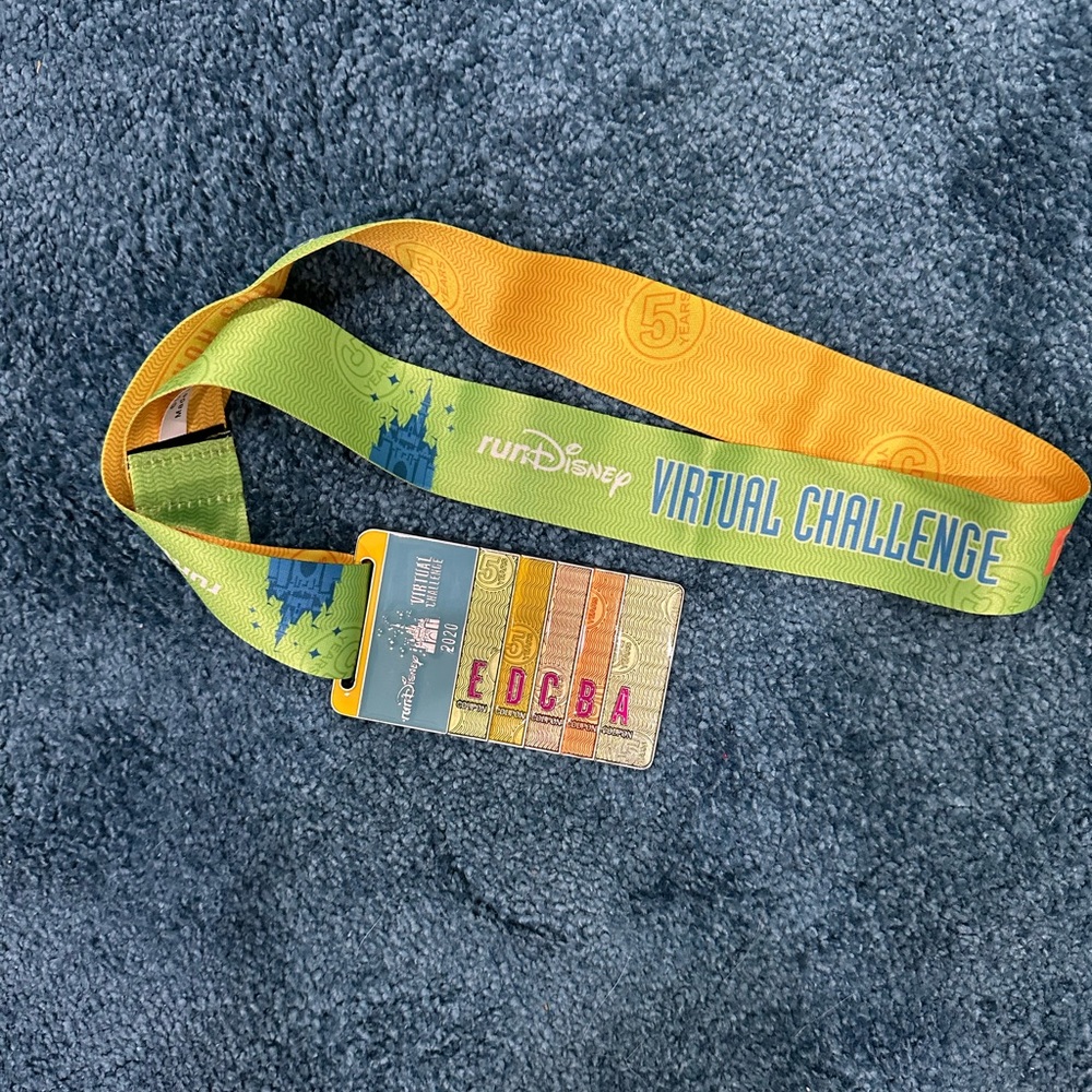 Walt Disney World Ticket Book 2020 Virtual Challenge Finisher Medal